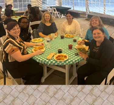 group of people at a table